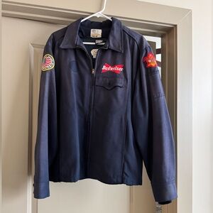 Budweiser Navy Blue Zip-up Jacket